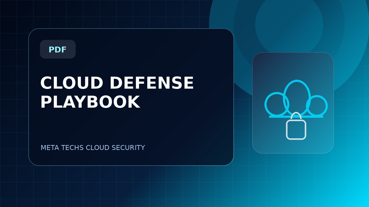 Cloud Defense Playbook cover