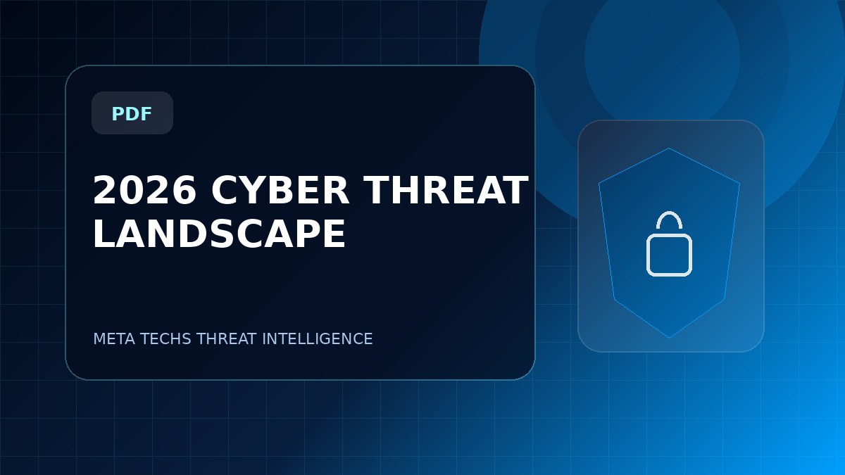 2026 Cyber Threat Landscape cover